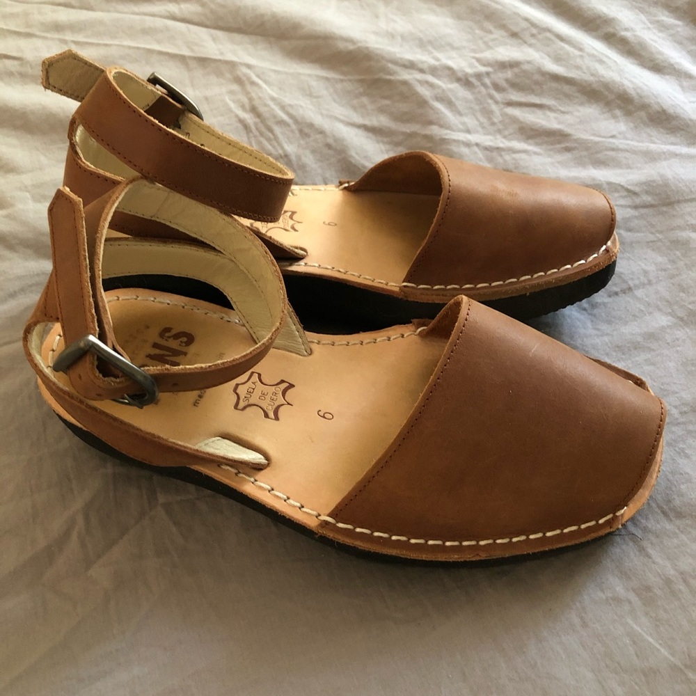 PONS Avarcas Sandals, Classic Style Strap, Spain
